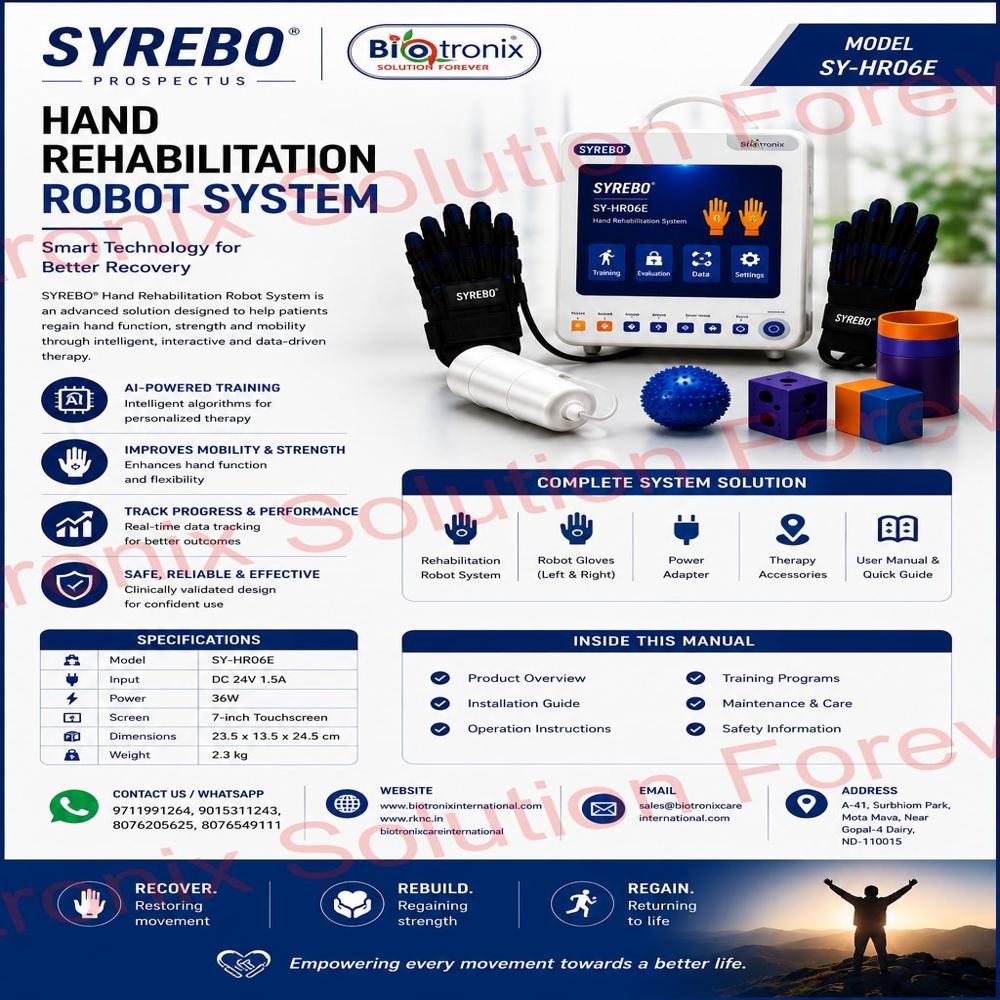 Medical Robotic Hand Exercise System for Neurological Disorders