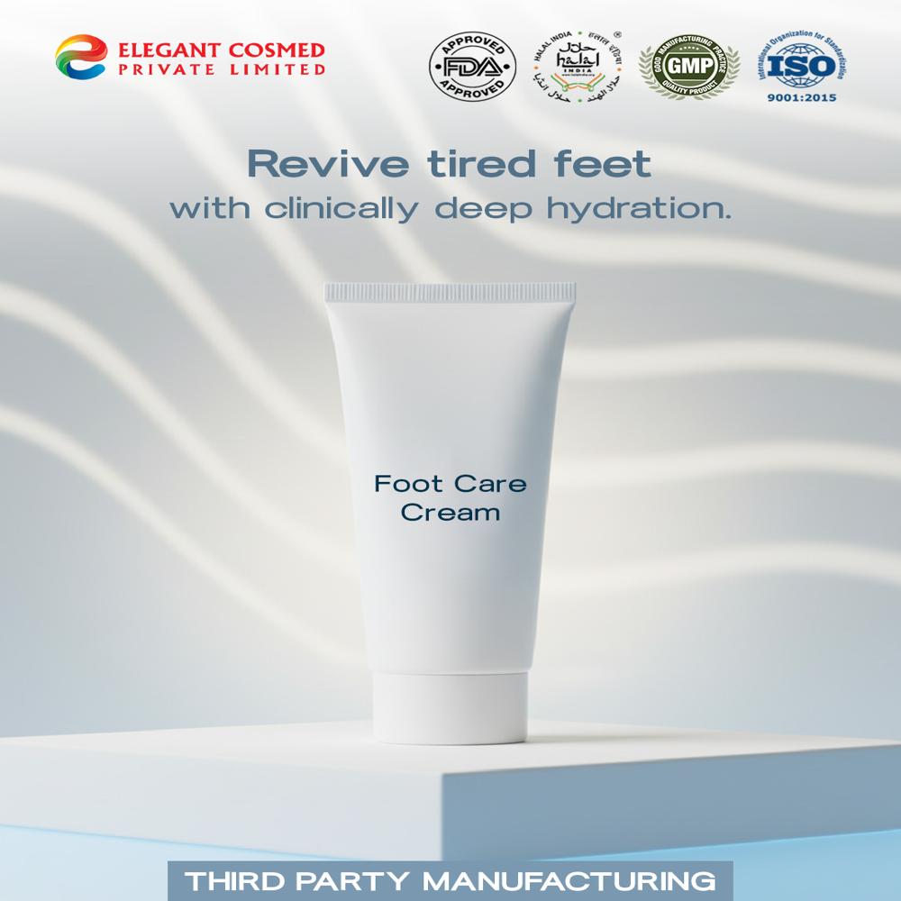 Foot Care Cream Exfoliating & Intensive Moisturizing Care Third Party Manufacturing