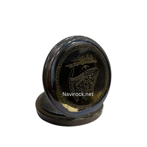 Nautical Ross London Brass Round Pocket Compass
