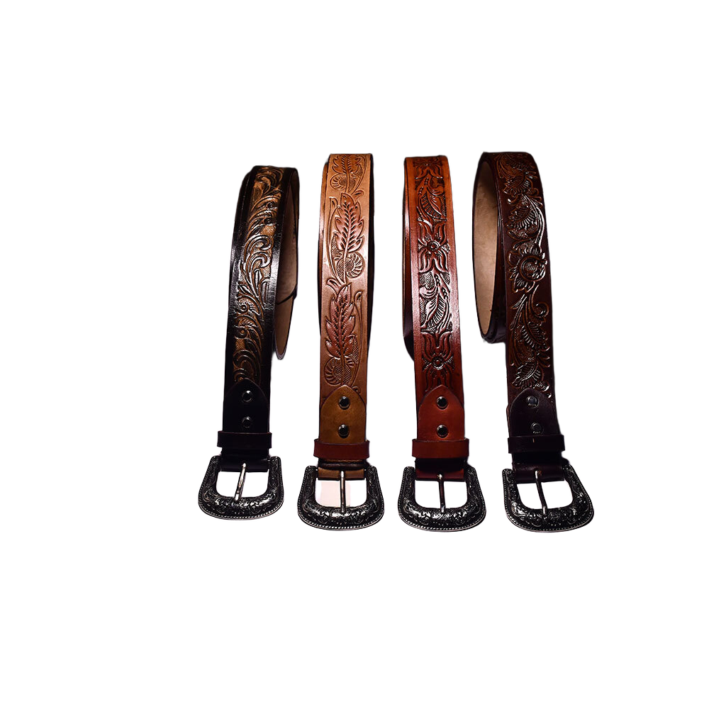 Tooning Flower Belt - Belt Material: Genuine Leather