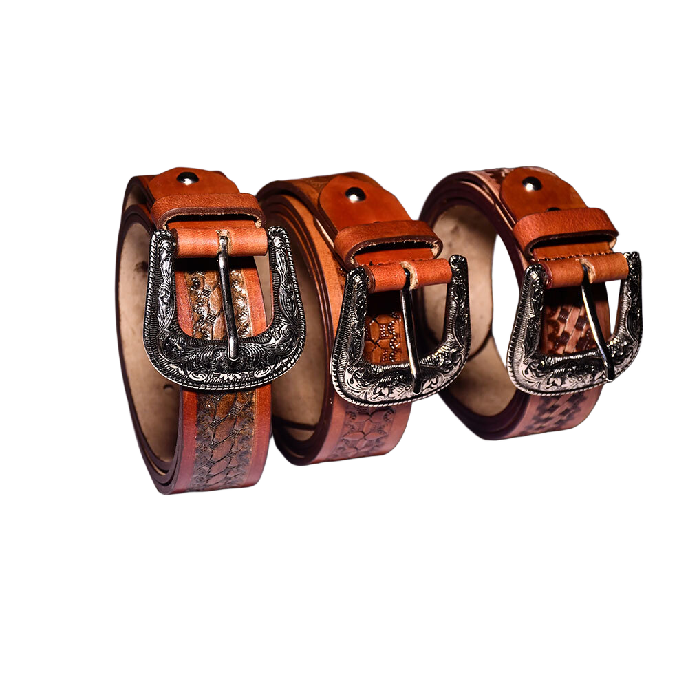 Tooning Basket Belt - Belt Material: Genuine Leather