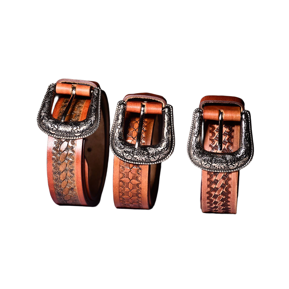 Tooning Basket Belt - Belt Material: Genuine Leather