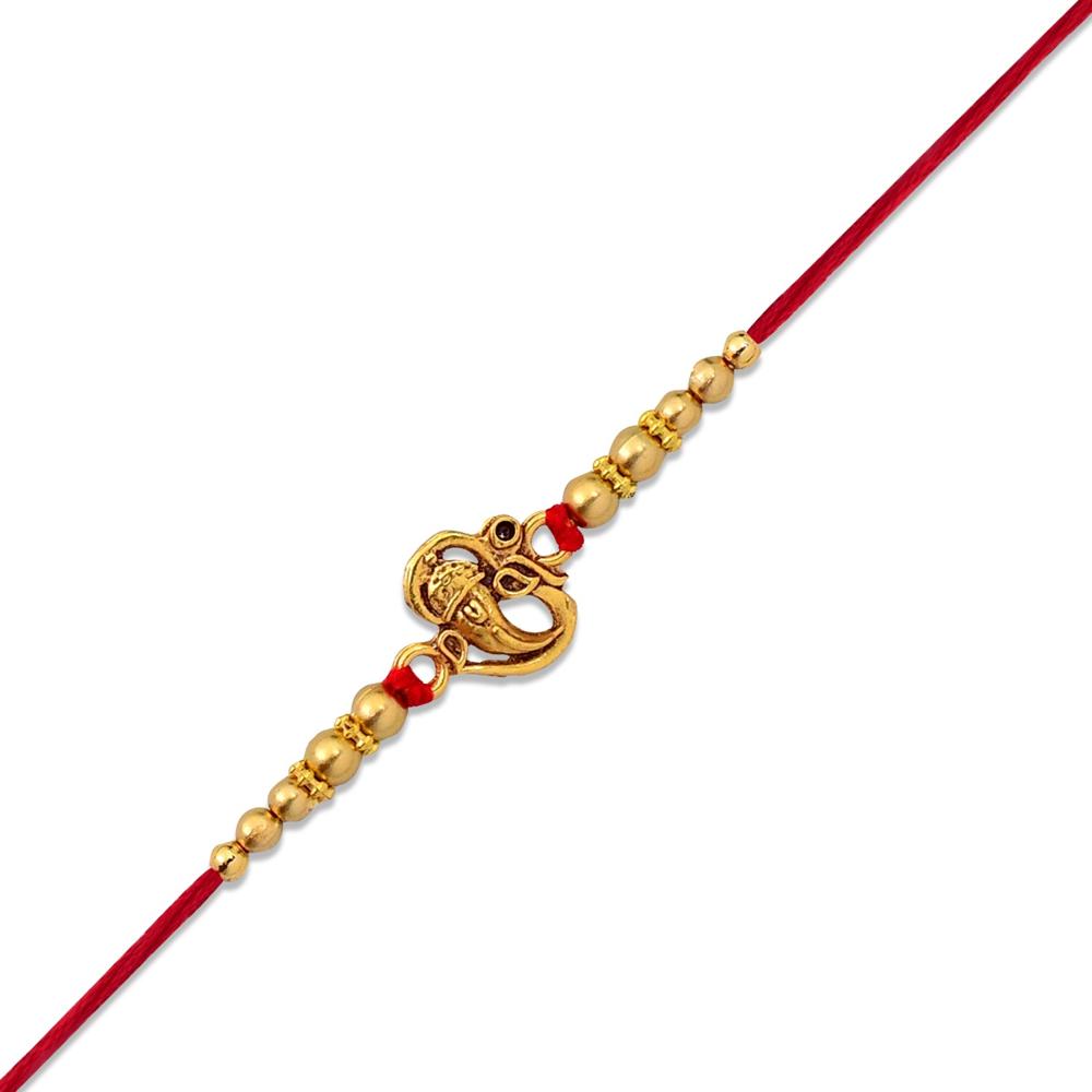 Ganesha Rakhi - Divine Blessings & Traditional Design