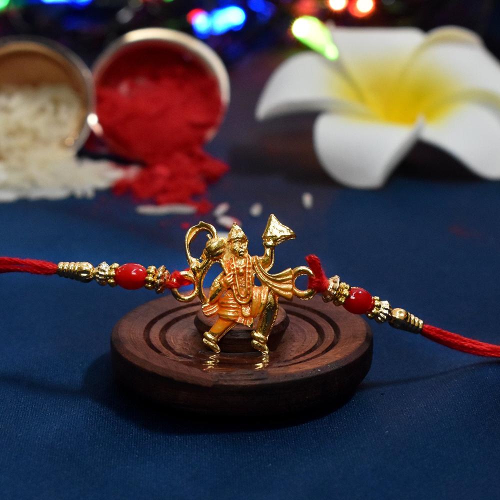 Hanumaan Ji Rakhi Dronagiri Mountain Symbol Of Protection And Devotion - Color: Mix