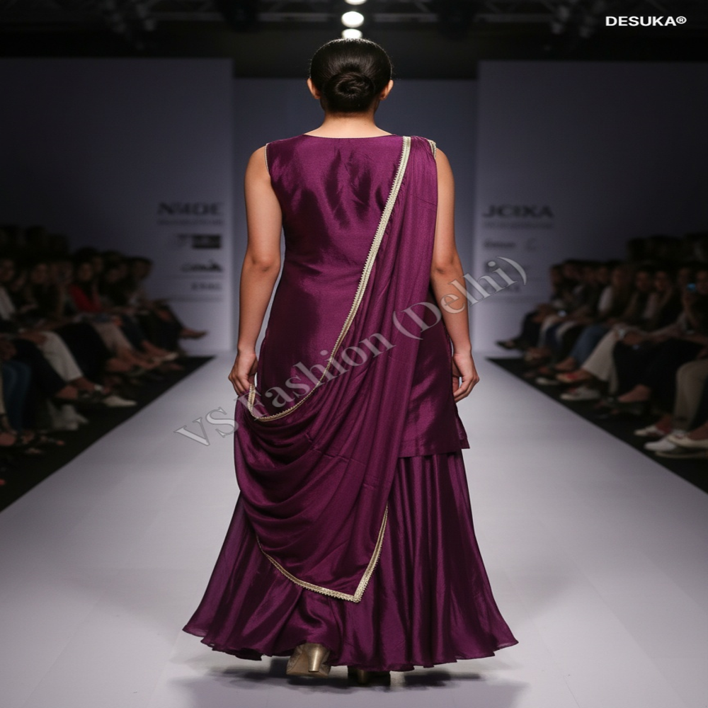 PL-20001_Premium Embroidered Palazzo Suit