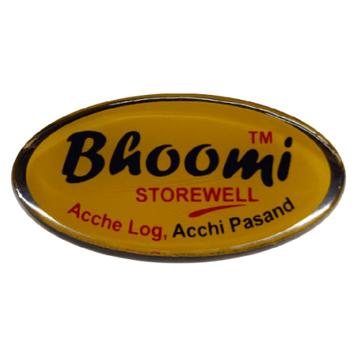 Oval Epoxy Sticker