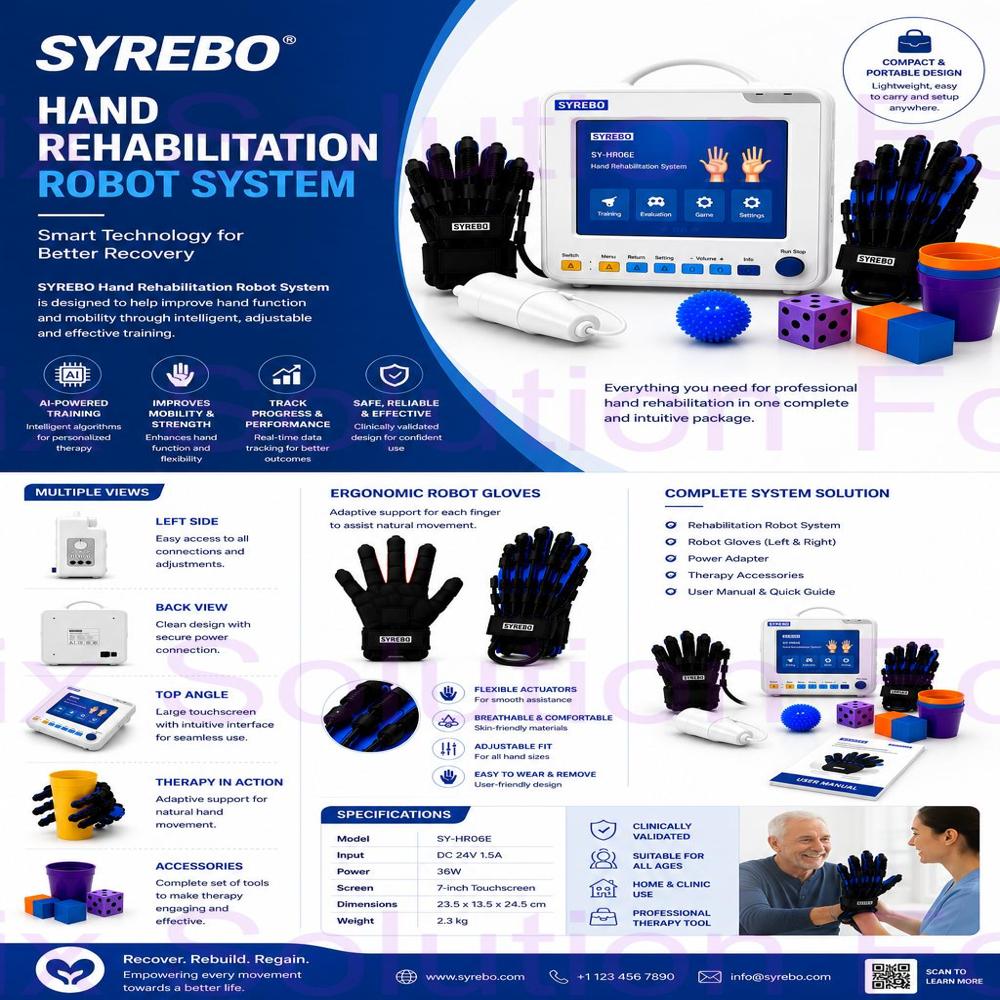 Clinical Hand Rehabilitation Glove with Interactive Training