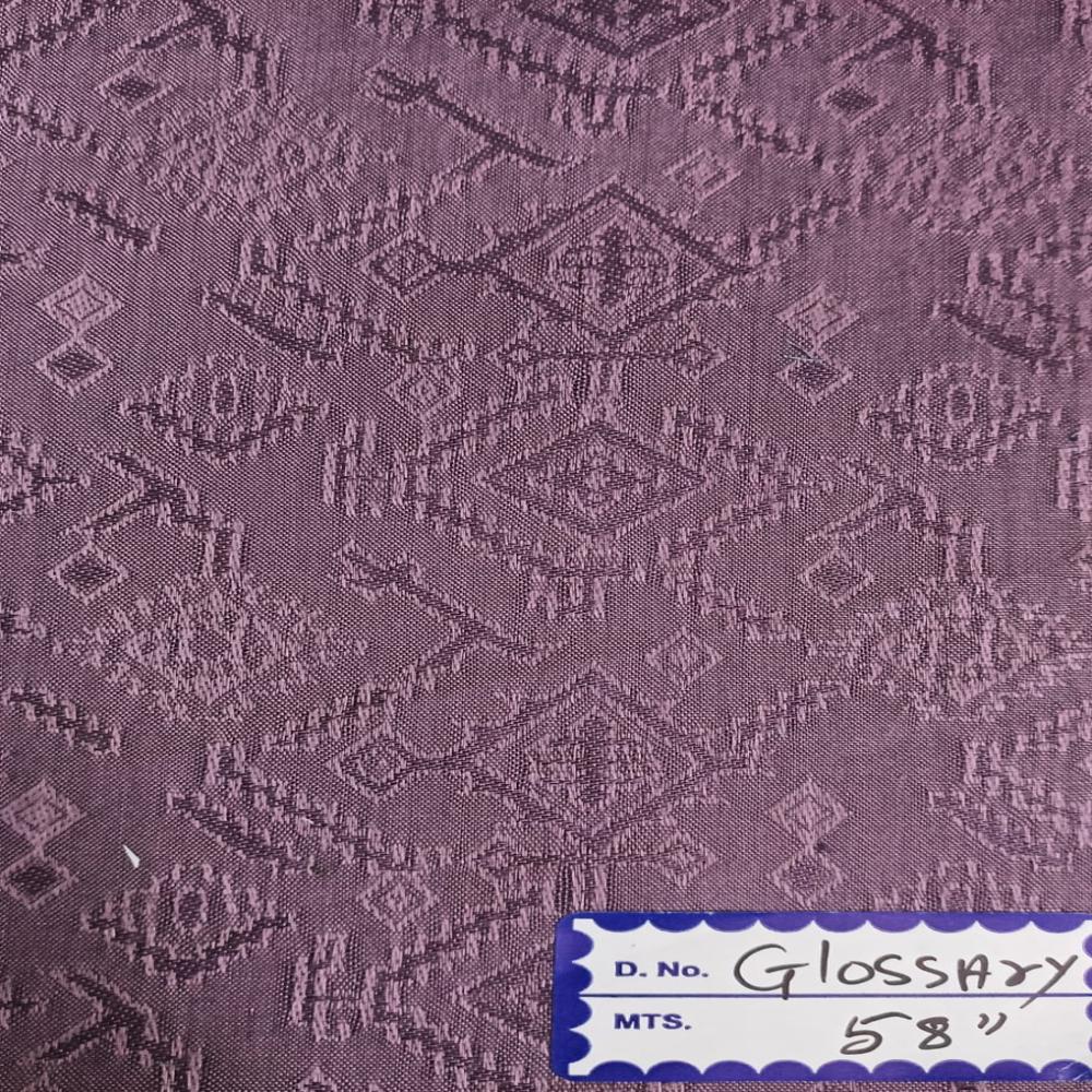 GLOSSARY POLYCOTTON JACQUARD SHIRTING FABRIC