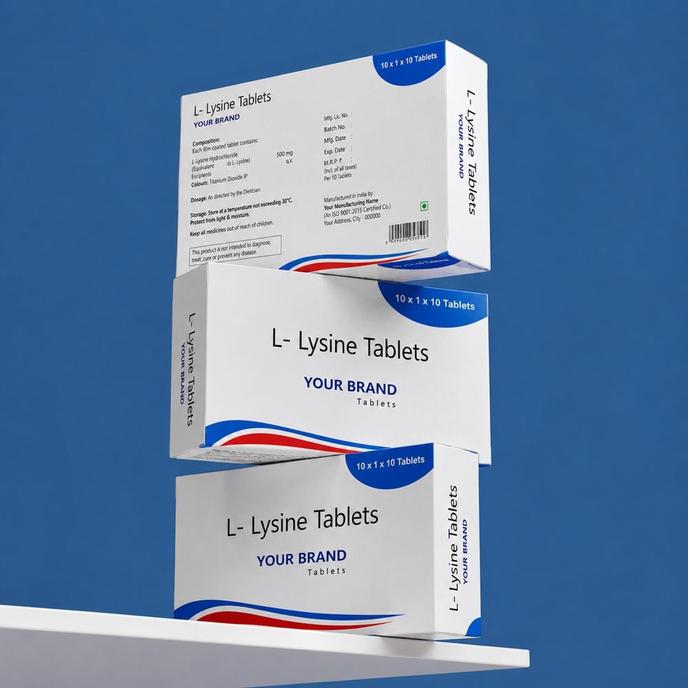 L Lysine Tablets - Cissus Quadrangularis Extract 750mg, Bromelain 50mg, L-lysine 20mg | Vegan-friendly, No Artificial Colors Or Preservatives, 18-month Shelf Life