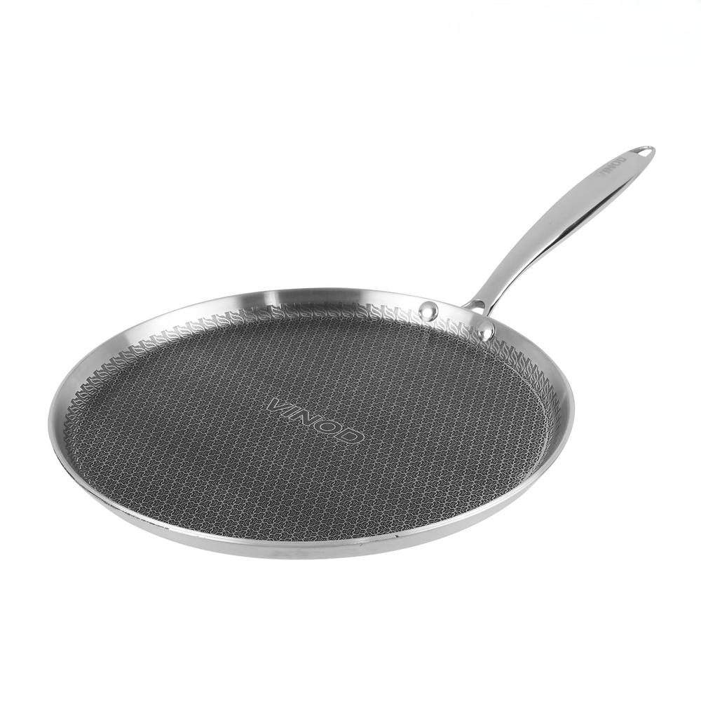 Triply Stainless Steel Hybrid Non Stick Dosa Tawa 31 cm