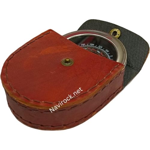 Vintage Compass with Leather Case Gift