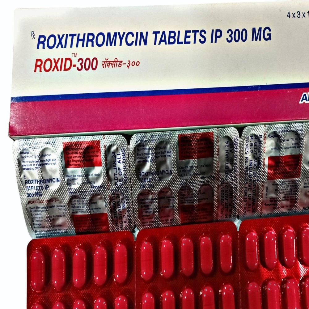 Roxid 300mg Roxithromycin Tablets - Drug Type: General Medicines