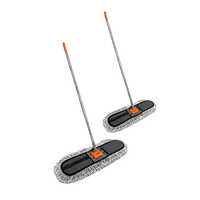 Klyntec - Dry Mop (18 Inch With 4 Feet Handle) - Application: Floor Cleanning