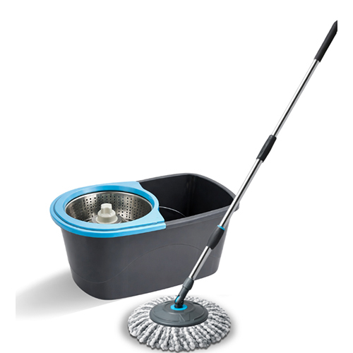 KT BM 102 (S) KLYNTEC- SPIN MOP BUCKET SET - STEEL BASKET