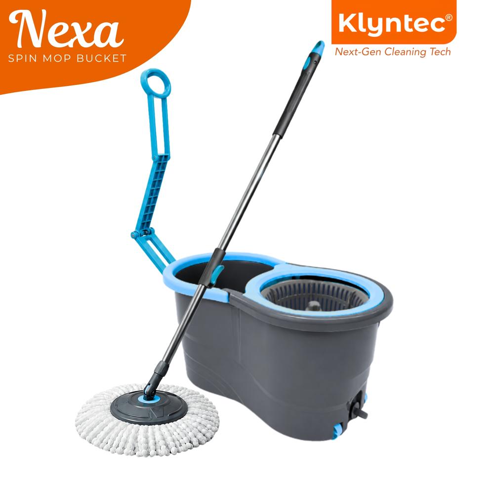 Klyntec Nexa 360 Rotation Spin Mop Bucket with  Plastic Wringer