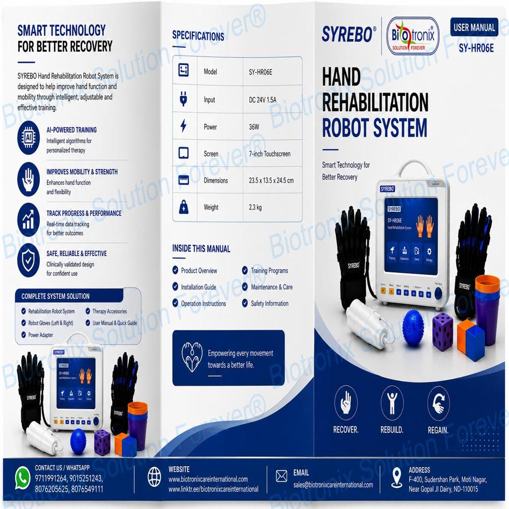 Smart Robotic Glove for Finger and Hand Mobility Training