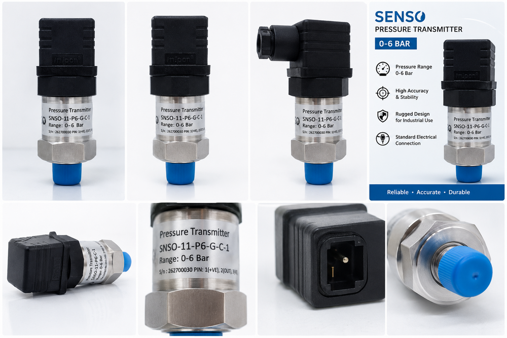 SENSO PRESSURE TRANSMITTER 0-6 BAR