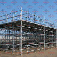 Ring Lock Scaffolding - Hot-dip Galvanized Steel, Modular Up To 20m, Corrosion Resistant | Fast Assembly, Heavy Load Capacity, Versatile Connections