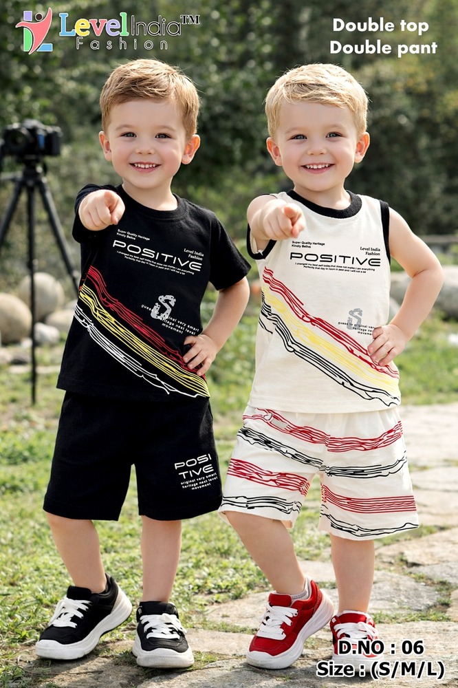 06 Mini Adventure Outfit Kids Double Top And Pant Set