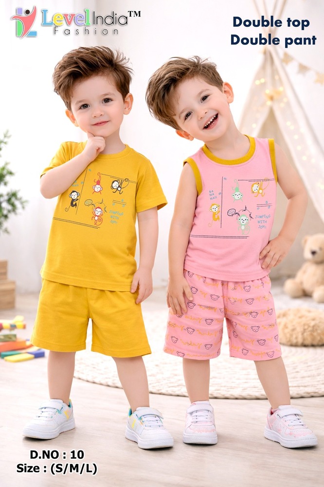 Little Charm Kids Double Top And Pant Set