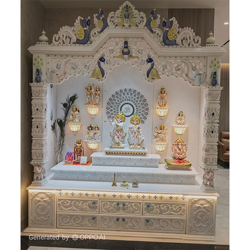 Peacock marble home Temple
