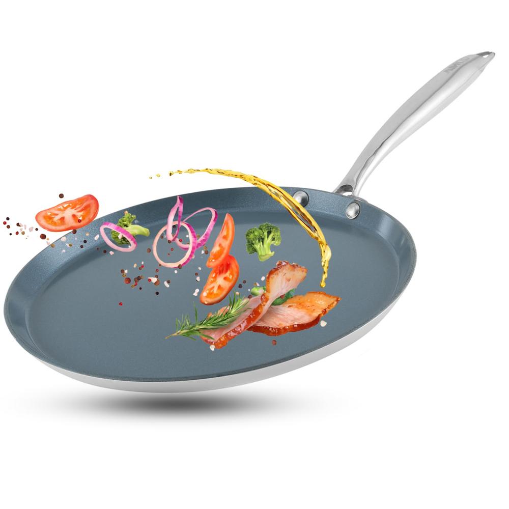 Ceramic Platinum Triply Stainless Steel Non Stick Dosa Tawa