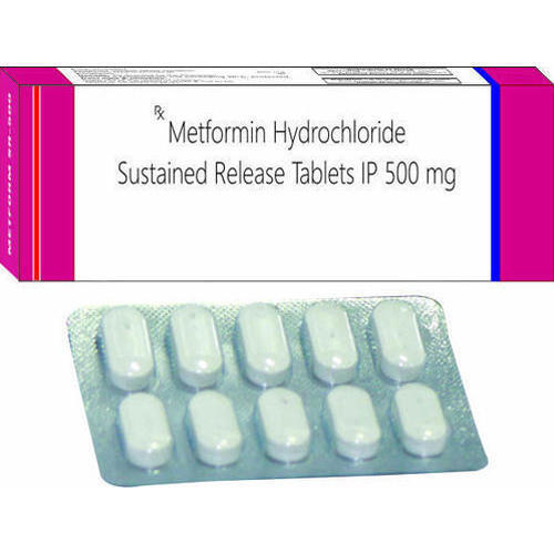 500 mg Metformin Hydrochloride Sustained Release Tablets IP