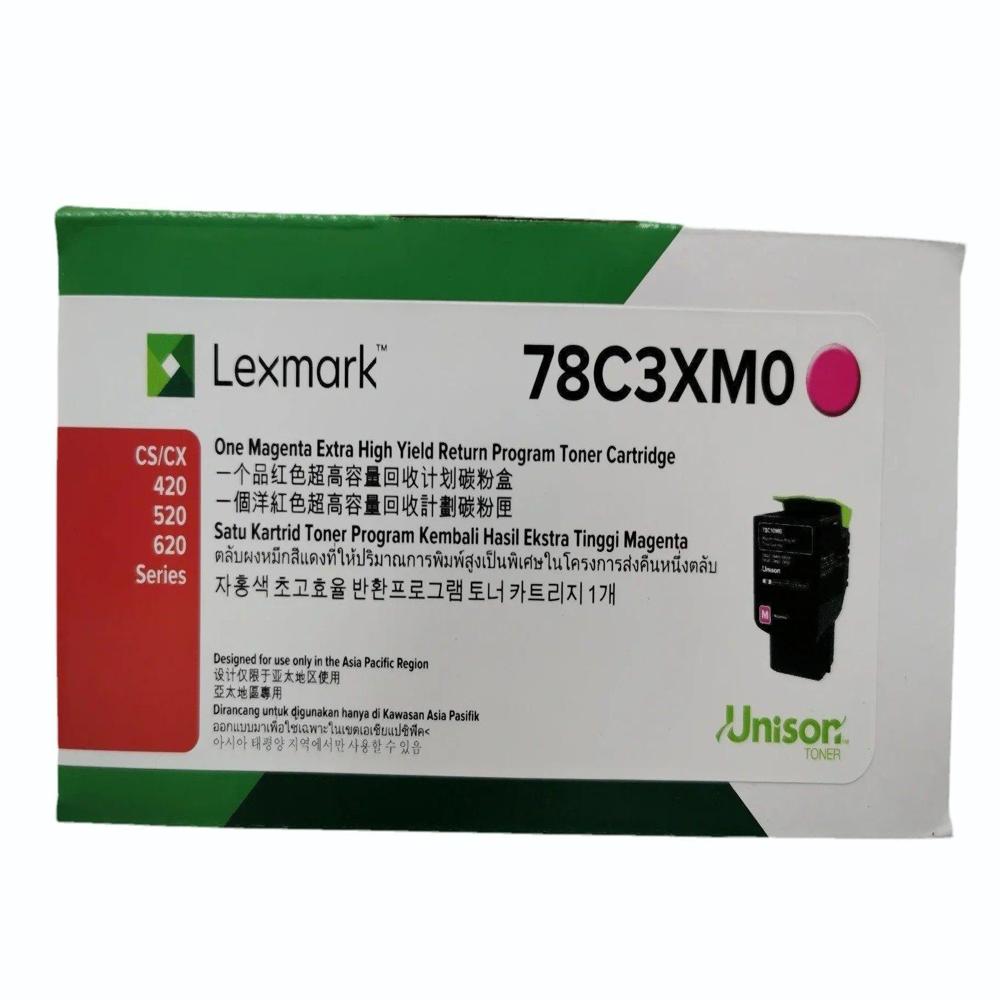 Lexmark 78C30M0 Magenta Return Programme Toner Cartridge