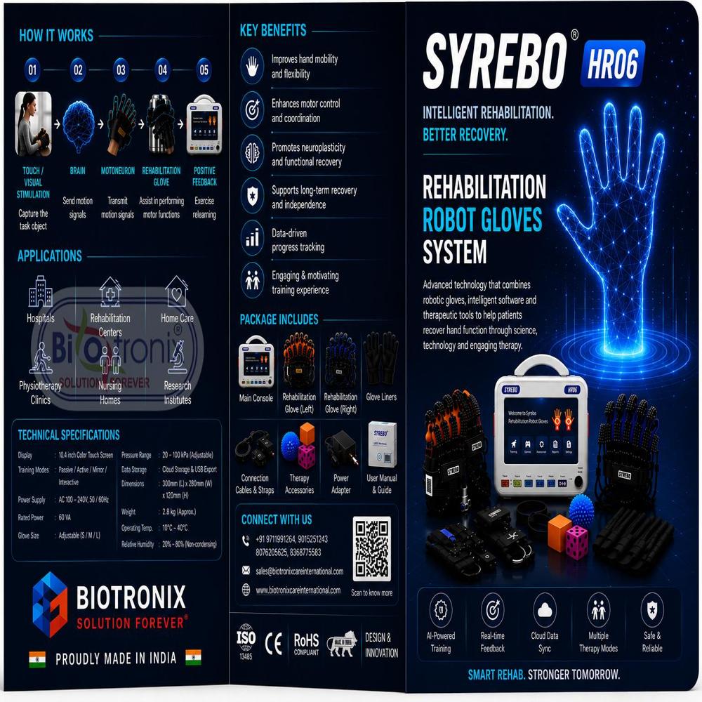 Medical Grade Soft Robotic Glove for Hand Rehabilitation