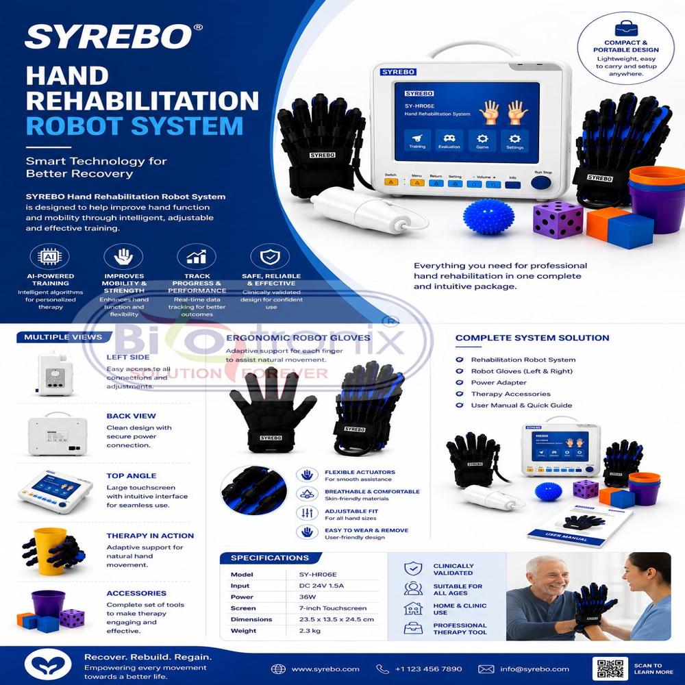 Medical Grade Soft Robotic Glove for Hand Rehabilitation