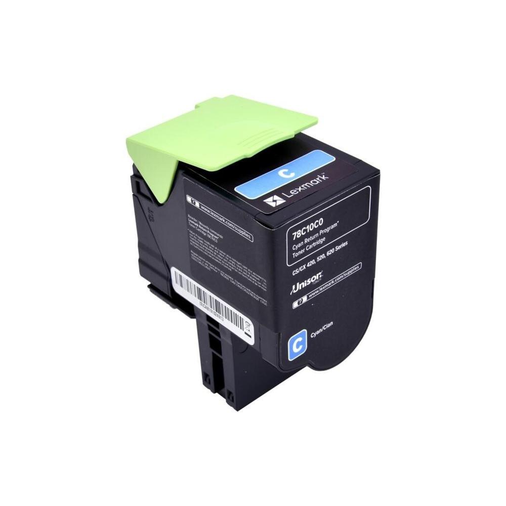 Lexmark 78C30C0 Cyan Return Programme Toner Cartridge