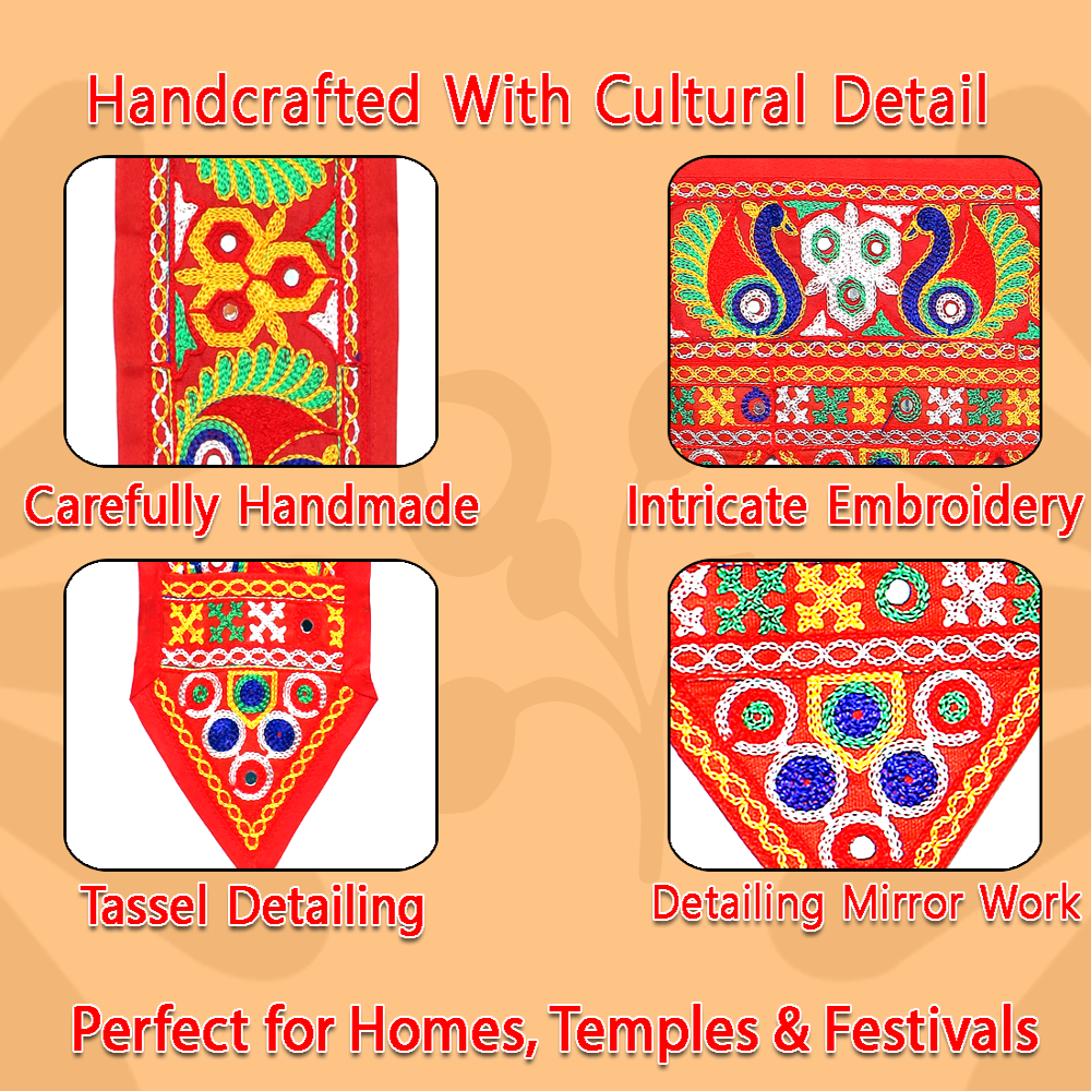 KRISHNA HANDLOOM Bandhanwar for Main Door Decor E 21
