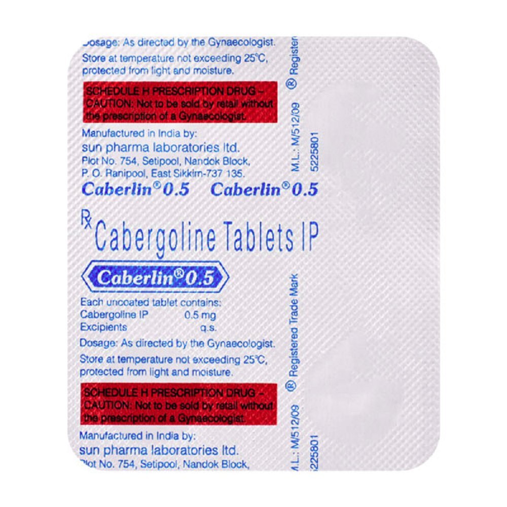 Cabergoline Tablets - Drug Type: General Medicines