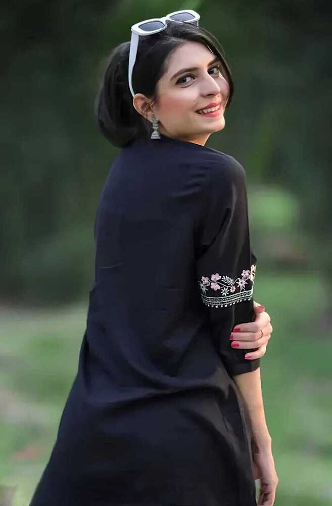Reyon Embroidery Work Women Shirt