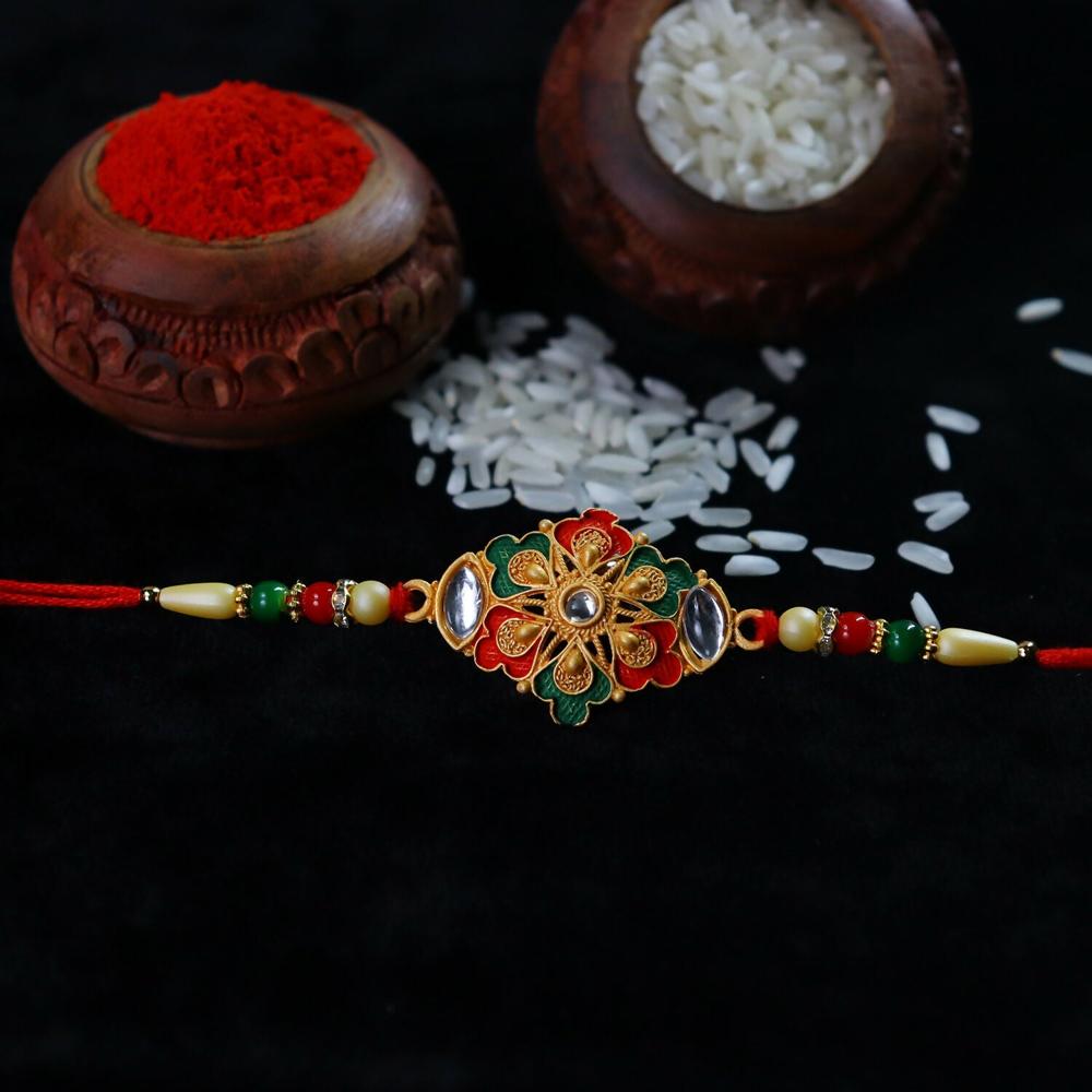 Designer Rakhi  Elegant & Handcrafted Raksha Bandhan Gift