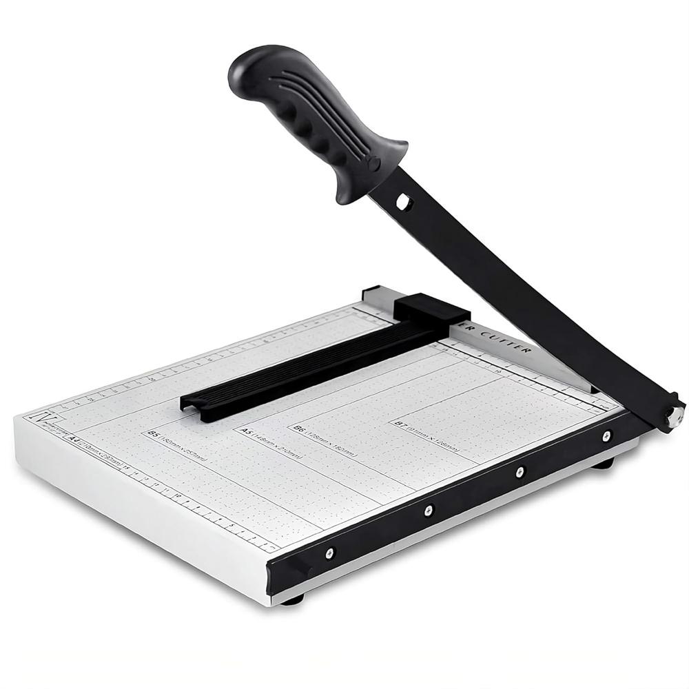 Heavy-Duty Professional A4 Paper Guillotine Cutter Trimmer Machine for Office & School