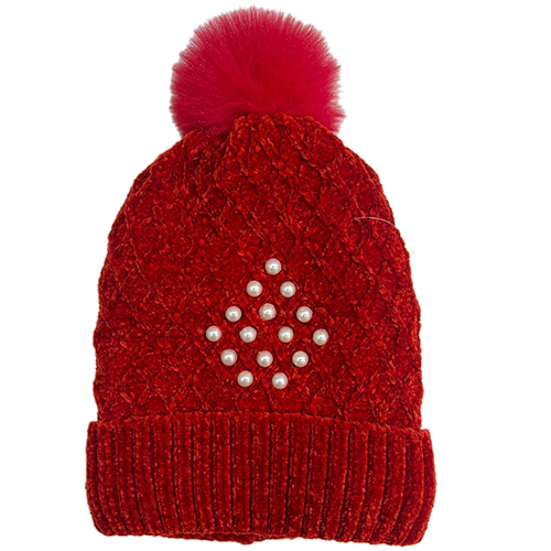 Winter Ladies Pom Pom Caps