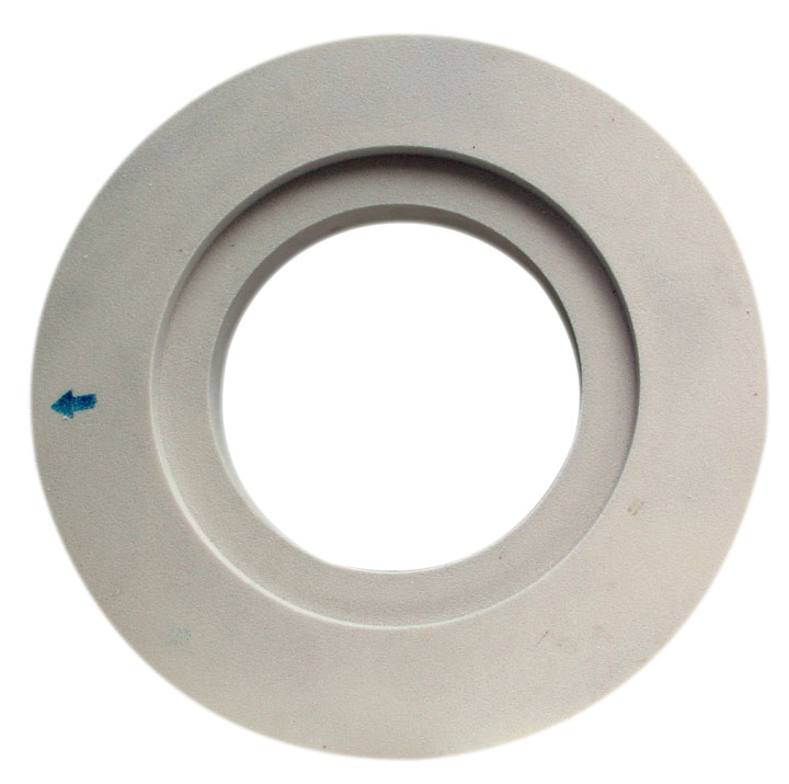 White Aluminium Oxide Grinding Wheel - 150-600mm Diameter, 31.75-304.8mm Bore, Vitrified Bond, High Hardness, Fine Surface Finish
