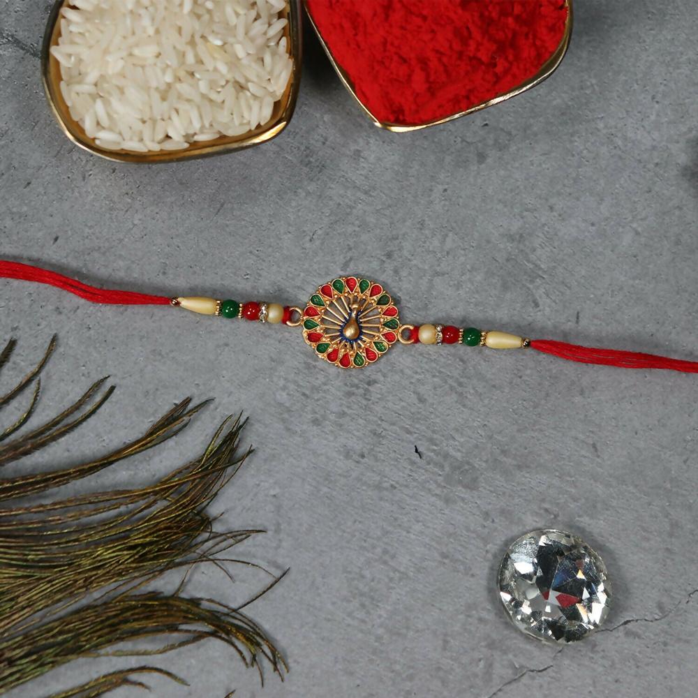 Vinayak Vrat Rakhi  Designer Ganesha Thread for Brothers