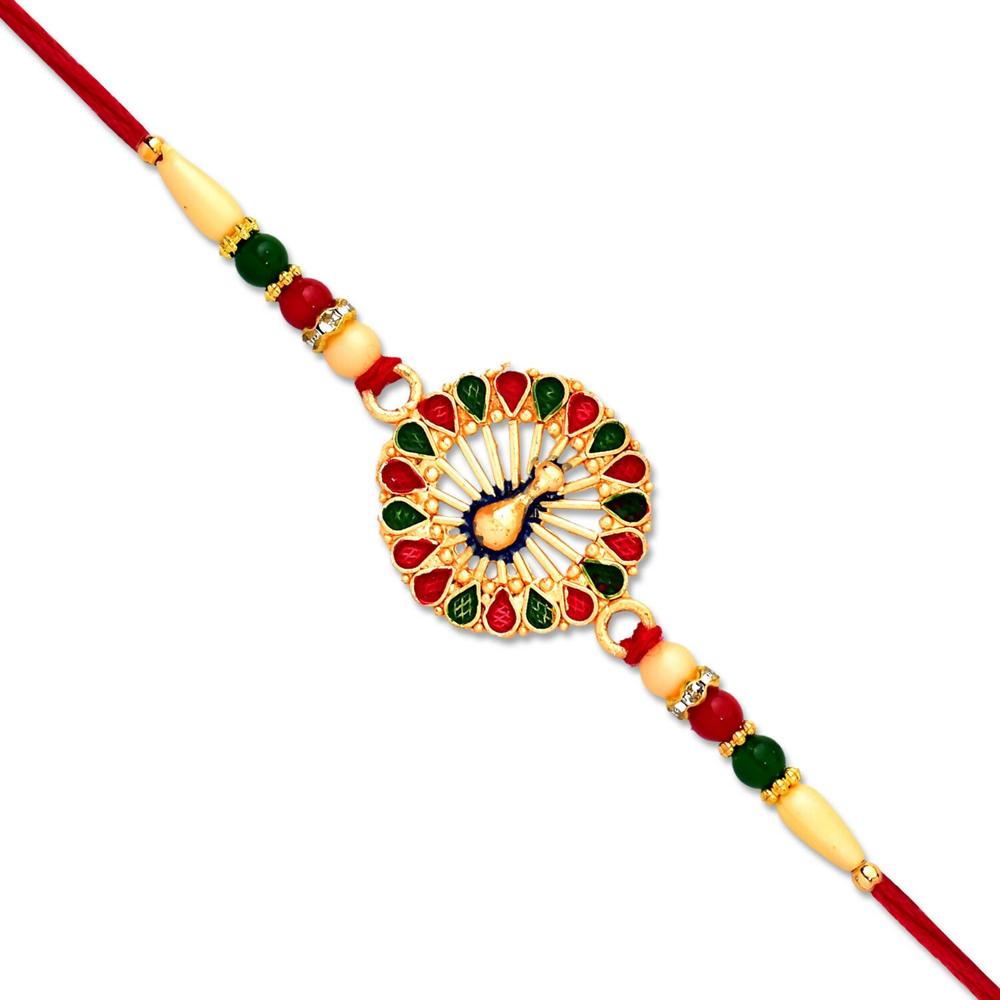 Vinayak Vrat Rakhi  Designer Ganesha Thread for Brothers