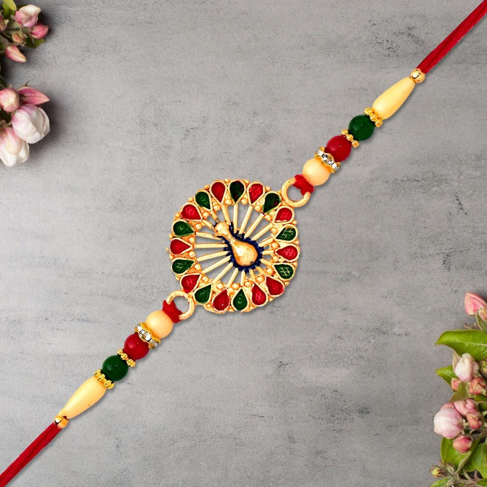 Vinayak Vrat Rakhi  Designer Ganesha Thread for Brothers