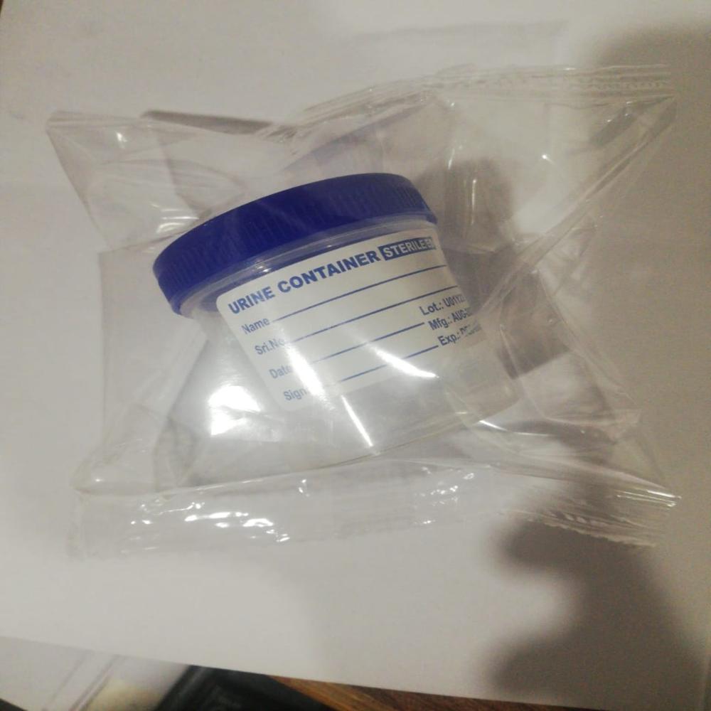30 Ml Urine Container - Dimension (L*w*h): Approx. 4.5 Cm X 4.5 Cm X 6 Cm