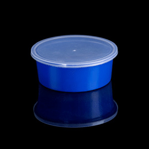 750 ml Blue Round Containers