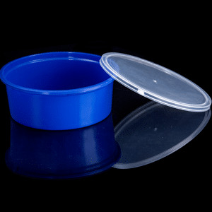 750 ml Blue Round Containers