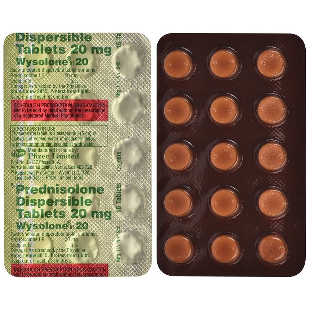 20mg Prednisolone Dispersible Tablets