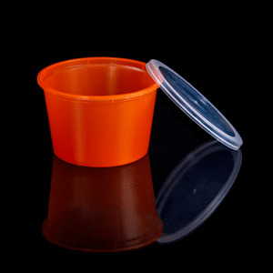 500 ml Red Round Containers