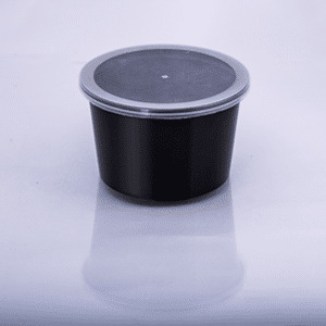 500 ml Black Round Containers