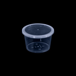 500 ml Transparent Round Containers