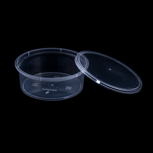 750 ml Transparent Round Containers