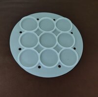 Coin Khakhra Die - Color: White